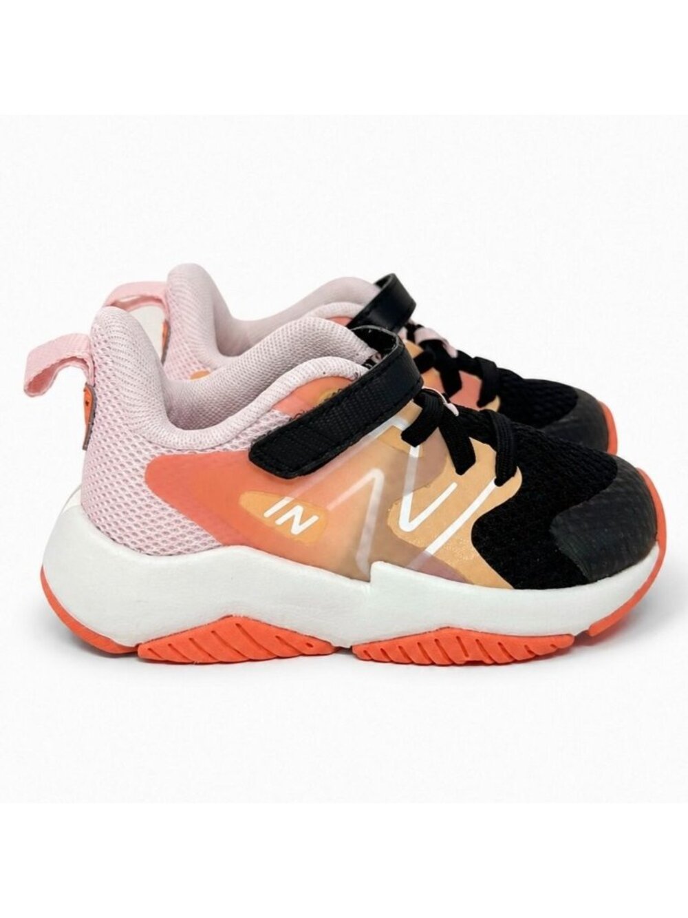 New Balance Rave Run v2 Toddler 7 Supportive Hook Loop Bungee Preschool Sneakers